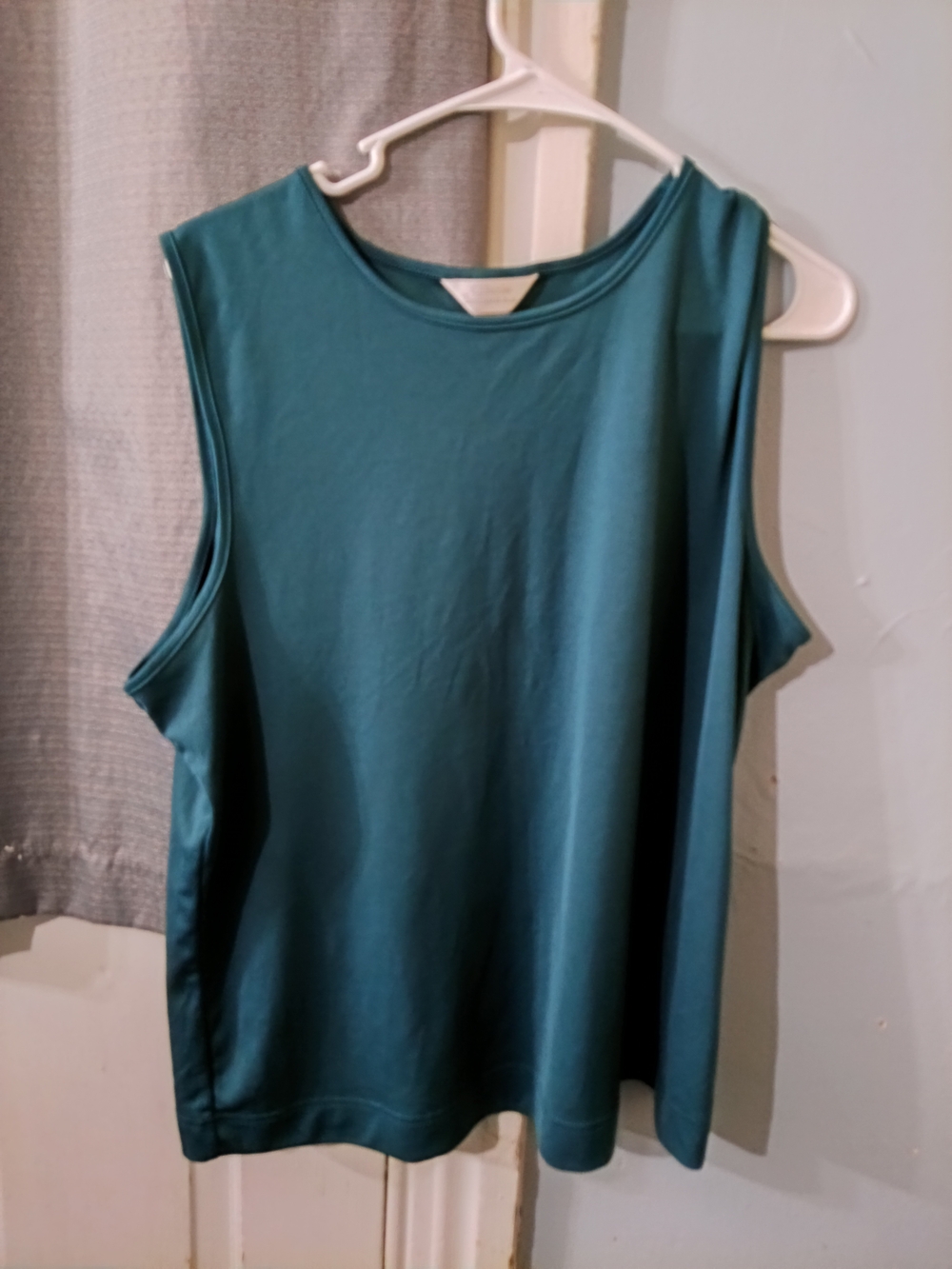CJ Banks Teal Tank Top